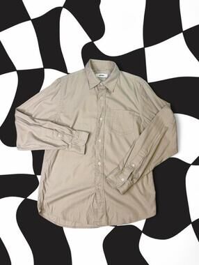 Buck Mason Tan Button Up Shirt
